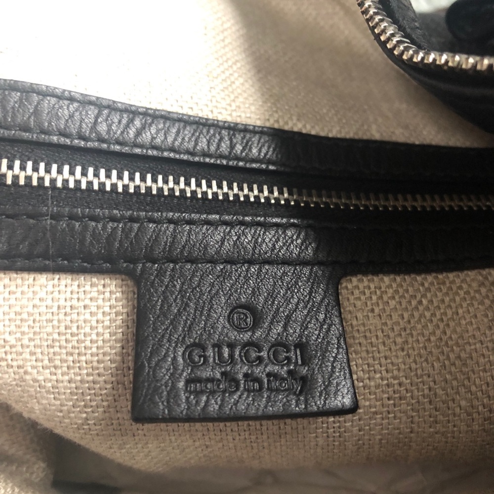 Black large Gucci satchel bag - Picture 5 of 7